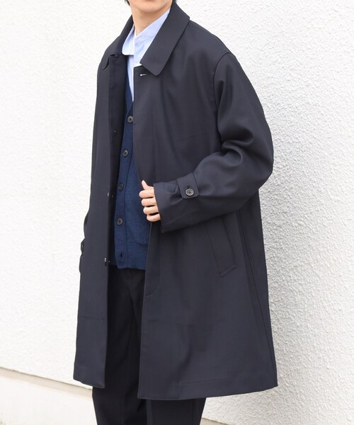 SHIPS メンズステンカラーコート（サイズ（S/M/L）：M）｜コート