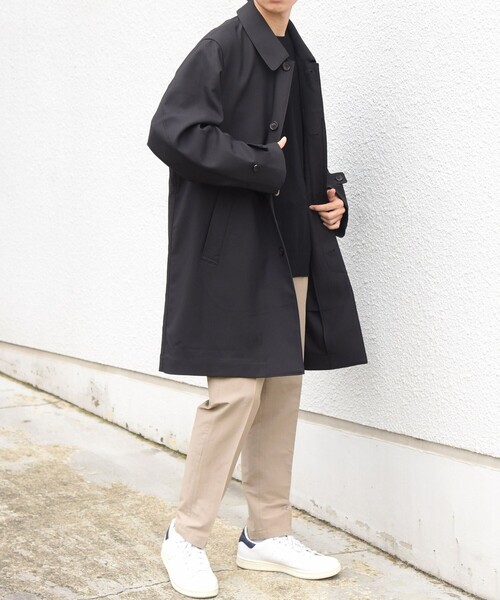 SHIPS any ステンカラーコート コート 「撥水/手洗い可能」CALNAVA(R