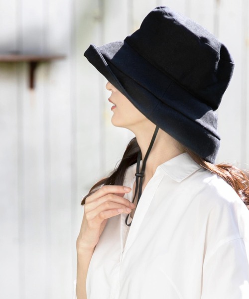 QUEENHEAD（クイーンヘッド） 帽子 ハット 紐付きブリムハット