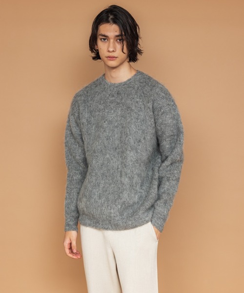 【INDUSTRY OF ALL NATIONS】アルパカ クルーネックニット NewAnce セーター ニット 「NewAnce」アルパカクルーネック