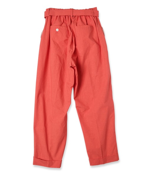 パンツ Ryu RYU スラックス dump two-tuck slacks with belt メンズ