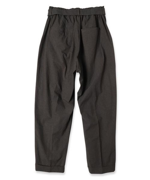 パンツ Ryu RYU スラックス dump two-tuck slacks with belt メンズ
