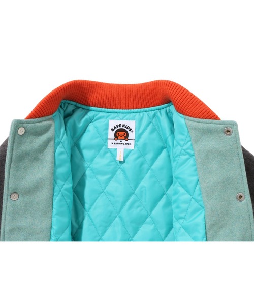 A BATHING APE ジャケット スタジャン HEAD VARSITY JACKET K
