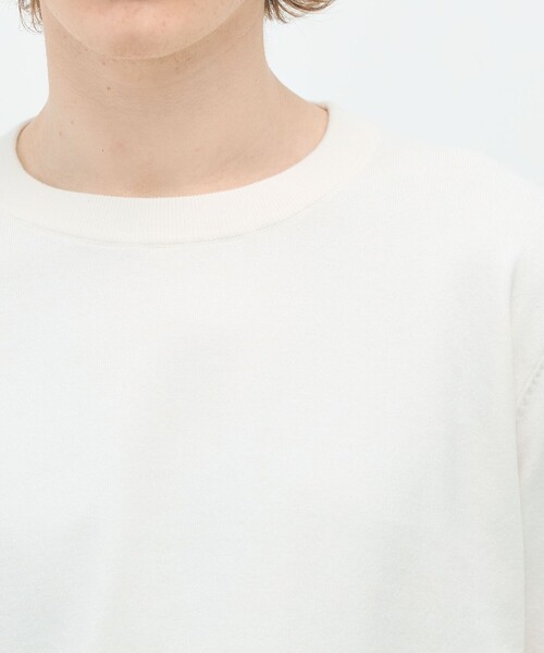 CABAN コットンカシミヤ　クルーニット　グリーン　Mサイズ CABaN コットンカシミヤ クルーネックプルオーバー