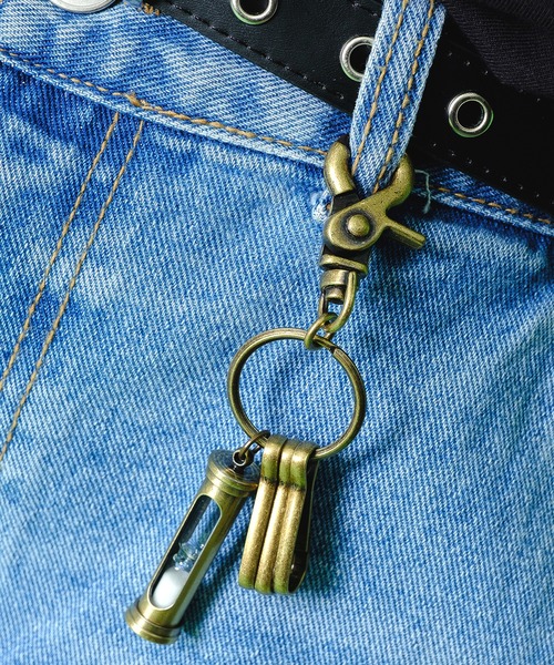 キーホルダー an meets zakka 砂時計カラビナキーリング : ZOZOTOWN