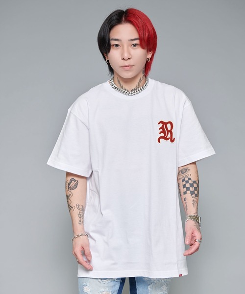 SCARZ♡ワッペンTシャツ RAZZIS tシャツ 「RAZZIS/ラズイズ」Rロゴサガラワッペンバック