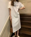 ワンピース 半袖 Tシャツワンピースの詳細画像1