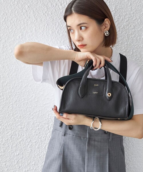 BEAURE ビュレ　ショルダーボストン　ブラック Beau're バッグ ボストンバッグ BEAURE:ショルダー ボストン