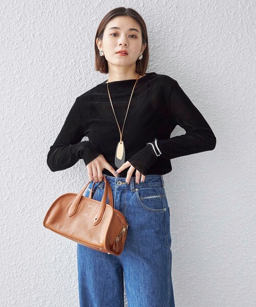 BEAURE ビュレ　ショルダーボストン　ブラック FREAK'S STORE ショルダーバッグ バッグ BEAURE × STORE/ビュレ
