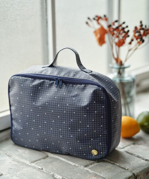 組曲 エコバッグ gingham K heart トラベルバッグM : ZOZOTOWN