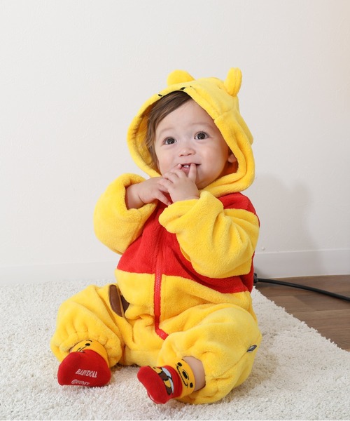 海外ディズニー限定 リーナベル 子供服 ロンパース Disney ディズニー ロンパース なりきる ハロウィン 仮装 新生児