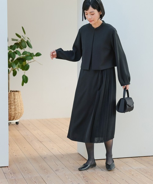 Neina セレモニースーツ セットアップ 「喪服・礼服」防しわストレッチ