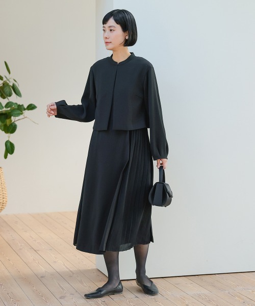 Neina セレモニースーツ セットアップ 「喪服・礼服」防しわストレッチ