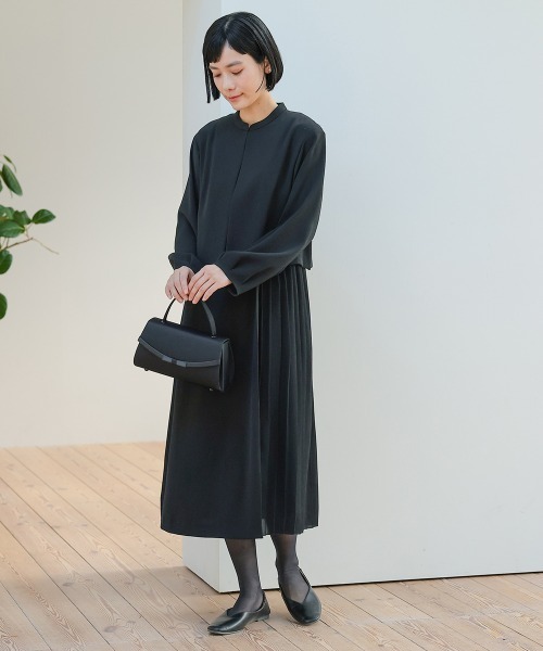 お洋服セット Neina セレモニースーツ セットアップ 「喪服・礼服」防しわストレッチ