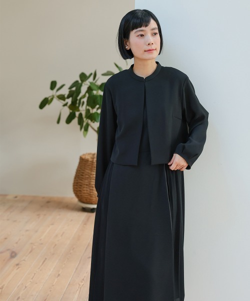 Neina セレモニースーツ セットアップ 「喪服・礼服」防しわストレッチ