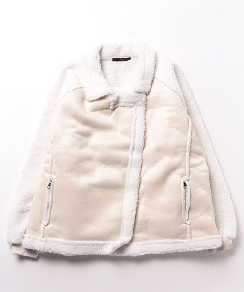 極美品☆チノ　シャギーコート　切替　異素材　キャメル　シルク　ボアコート　近年 キャメルシルクボアPコート CSM0A80122707001｜Solleciti 正規取扱店