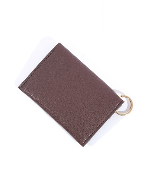 カードケース an meets zakka キーリングレザーカードケース