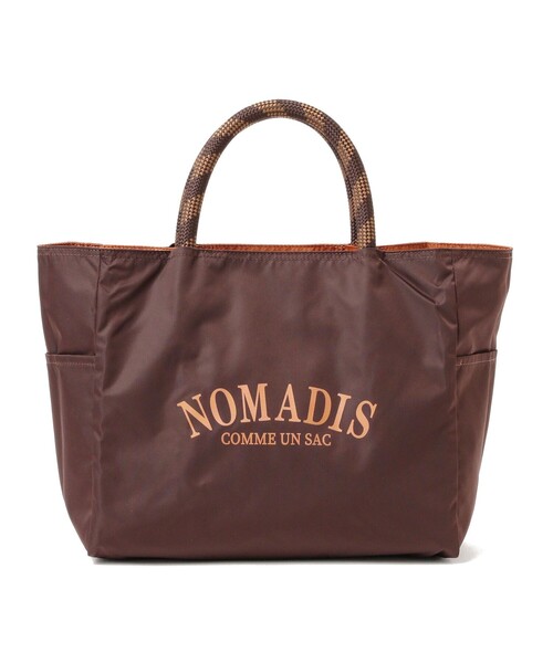 NOMADIS トートバッグ　オリーブグリーン(カーキ) ×ベージュ NOMADIS トートバッグ オリーブグリーン(カーキ) ×ベージュ