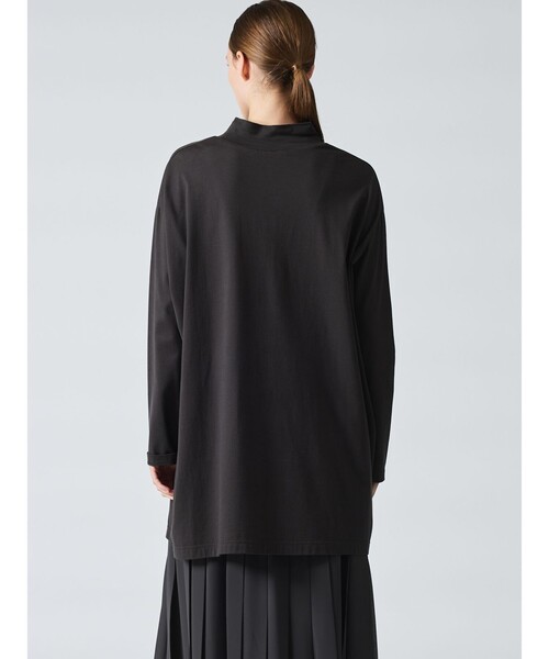 tシャツ mizuiro ind モックネックチュニックT レディース セール】mizuiro ind モックネックチュニックT（Tシャツ