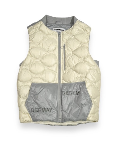 レディース ダウンベスト ダウン Color scheme quilting down vest｜zozo｜24