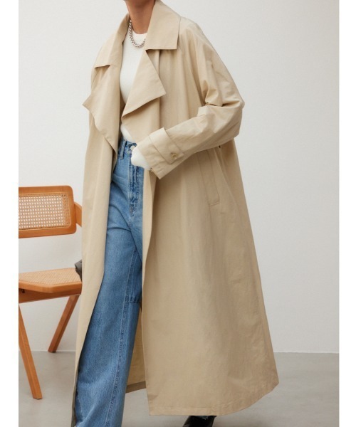 crie conforto トレンチコート コート ライトガウントレンチコート