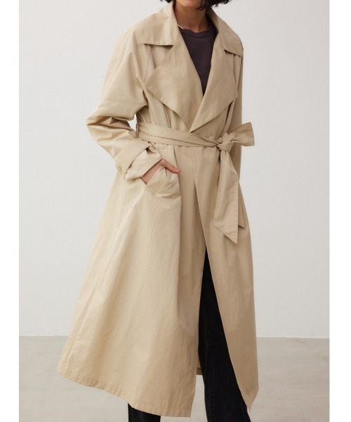 crie conforto トレンチコート コート ライトガウントレンチコート
