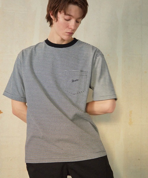 NUMBER (N)INE（ナンバーナイン） tシャツ NARROW STRIPED Number(9
