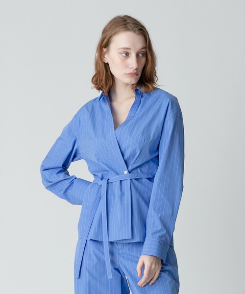 ブラウス シャツ カシュクールシャツジャケット レディース allureville ブラウス シャツ カシュクールシャツジャケット