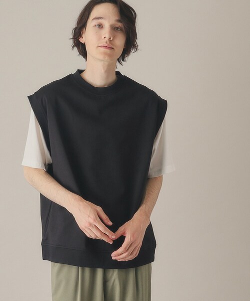 THE SHOP TK tシャツ 「ベスト＋半袖Tシャツセット」CAVEアンサンブル