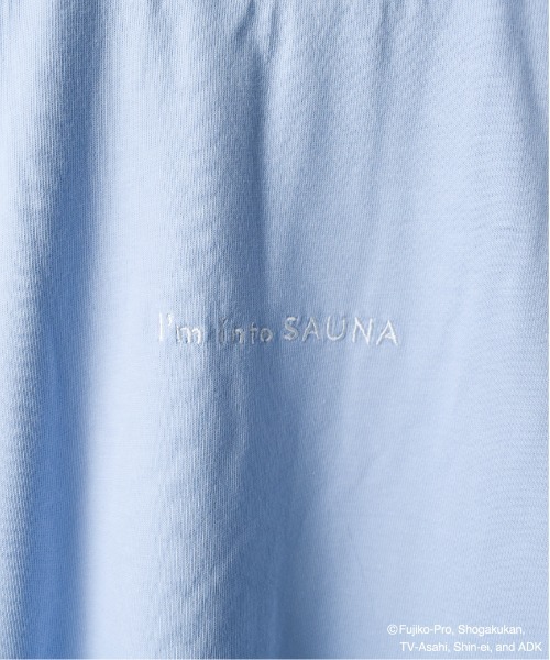 tシャツ 「TETERA×ドラえもん」SAUNA GIZA T / ドラえもん刺繍 エジプト綿 ショートスリーブ Tシャツ tete22-004 レデ TETERA tシャツ 「TETERA×ドラえもん」SAUNA GIZA T