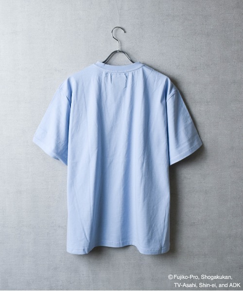 tシャツ 「TETERA×ドラえもん」SAUNA GIZA T / ドラえもん刺繍 エジプト綿 ショートスリーブ Tシャツ tete22-004 レデ TETERA tシャツ 「TETERA×ドラえもん」SAUNA GIZA T