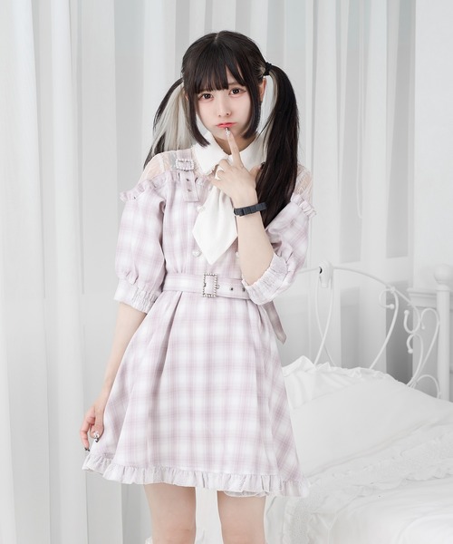 ワンピース Pal elfy Pal elfy ワンピース ネクタイチェックワンピ : ZOZOTOWN Yahoo
