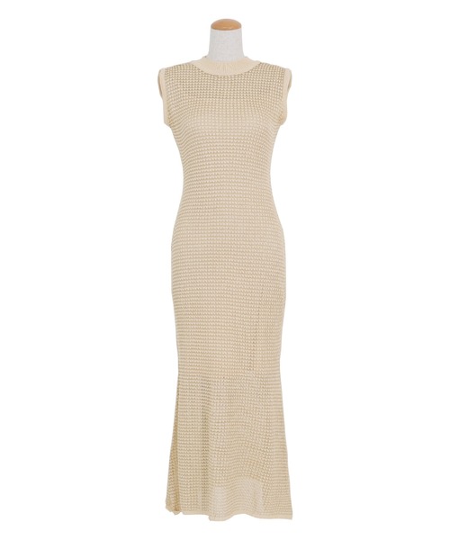 AMBIENT（アンビエント） ワンピース オープンワークマーメイドニット