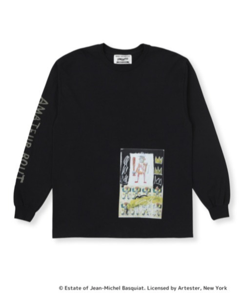 tシャツ VINCENT50 Basquiat Front Print Long Tee / バンソンサンカント バスキア フロントプリントロングティ
