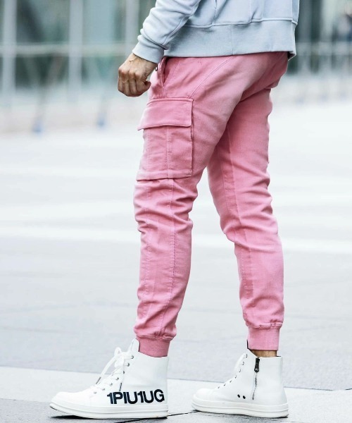 パンツ 1piu1uguale3 EASY RIB CARGO PANTS AKM 1piu1uguale3 EASY RIB CARGO PANTS AKM