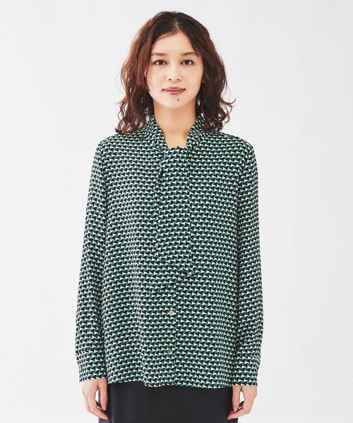 「UNTITLED」 長袖ブラウス 04 ピンク レディース UNTITLED｜アンタイトルのシャツ/ブラウス（ピンク/桃色系）通販