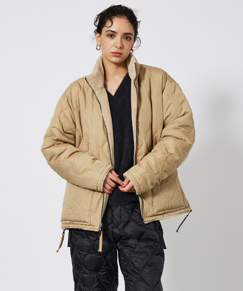 ABAHOUSE TAIONリバーシブル ダウンジャケット 新品 ABAHOUSE（アバハウス） ミリタリージャケット モッズコート WEB限定