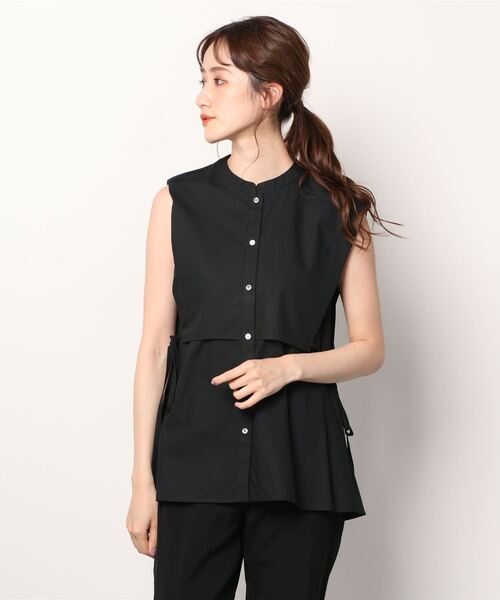 「Ray BEAMS」 ノースリーブブラウス ONE SIZE ブラック レディース Ray BEAMS 「Ray BEAMS」 ノースリーブブラウス ONE SIZE