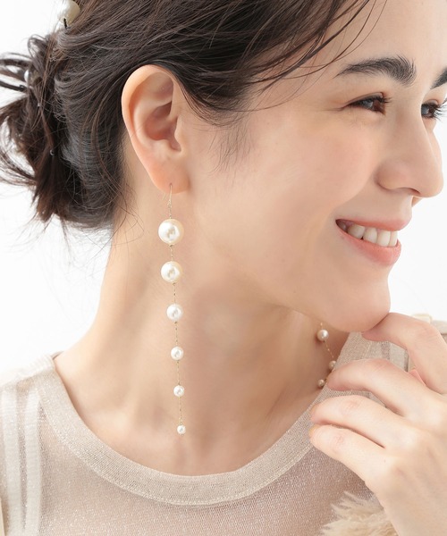 CALIN STANDARD パール アレルギー対応 ピアス 金属アレルギー対応