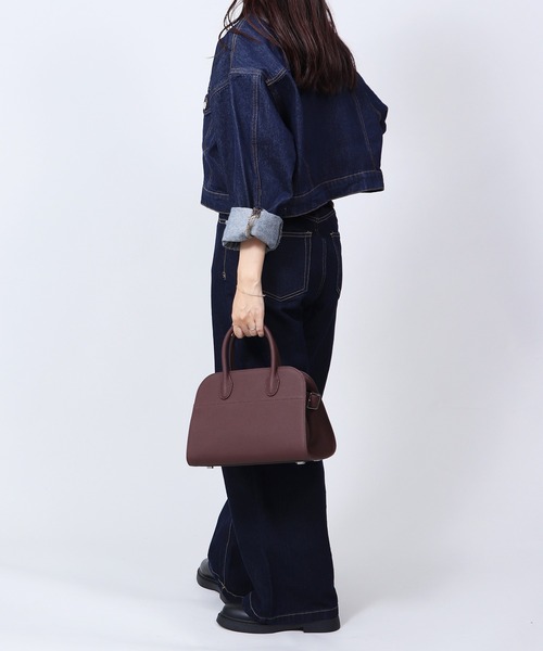 relac ボストンバッグ 「本革」2WAY ミニボストンバッグ サイド