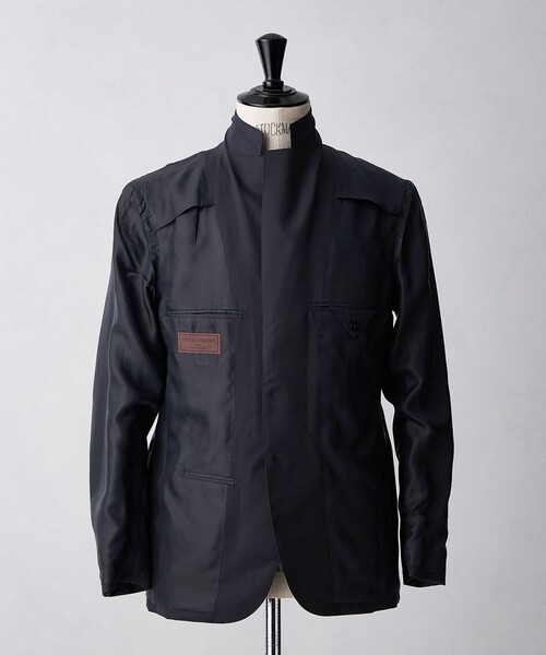 UNITED ARROWS ノーカラー セットアップ　スーツ　ブラック　36 S UNITED ARROWS ノーカラースーツ3点セット 黒 38/34/36 - メルカリ