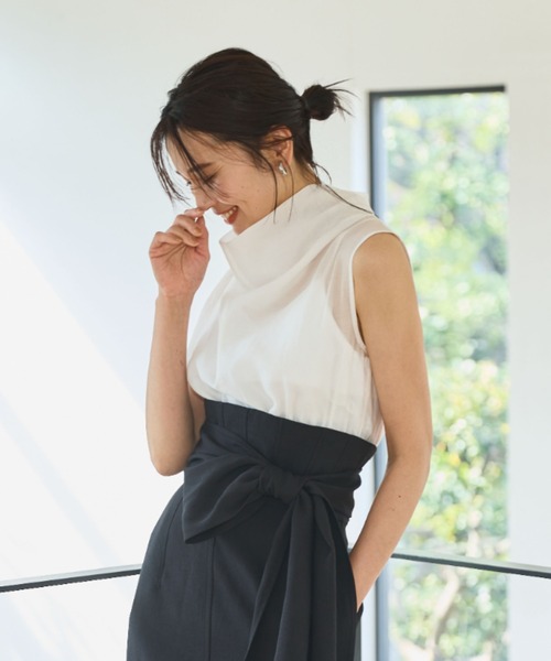 「FRAY I.D」 ノースリーブブラウス 0 ベージュ レディース FRAY I.D 「FRAY I.D」 ノースリーブブラウス FREE ベージュ