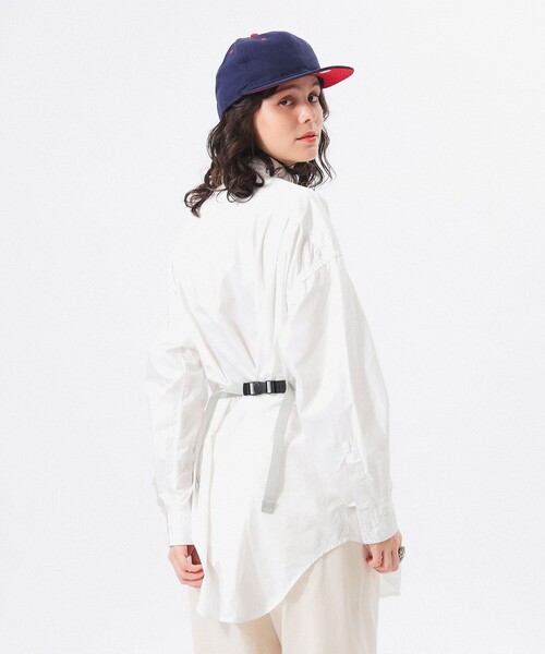 BEAMS BOY ブラウス シャツ タイプライター USN ビッグシャツ