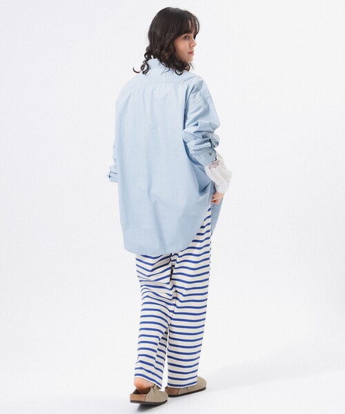 ブラウス シャツ タイプライター USN ビッグシャツ レディース BEAMS BOY ブラウス シャツ タイプライター USN ビッグシャツ