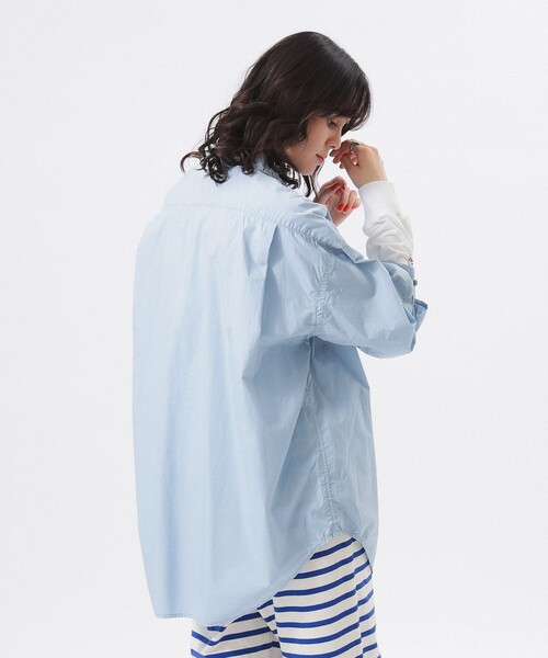 ブラウス シャツ タイプライター USN ビッグシャツ レディース BEAMS BOY ブラウス シャツ タイプライター USN ビッグシャツ
