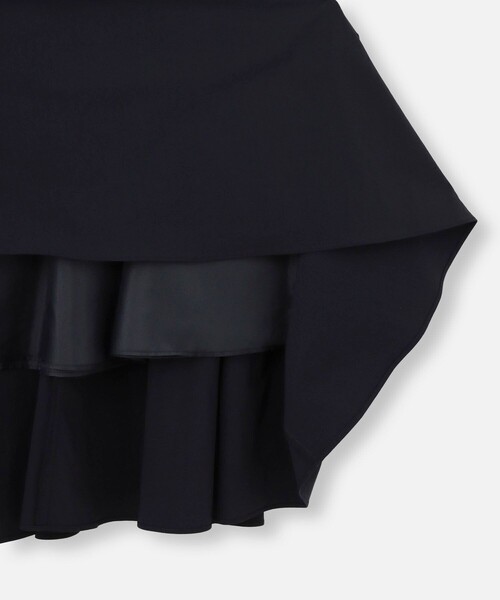 allureville（アルアバイル） スカート バイヤス切替ギャザースカート