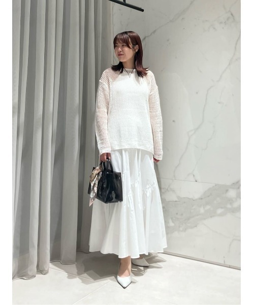 allureville（アルアバイル） スカート バイヤス切替ギャザースカート