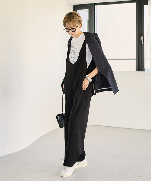plage サロペット オーバーオール U-Neck レディース : ZOZOTOWN