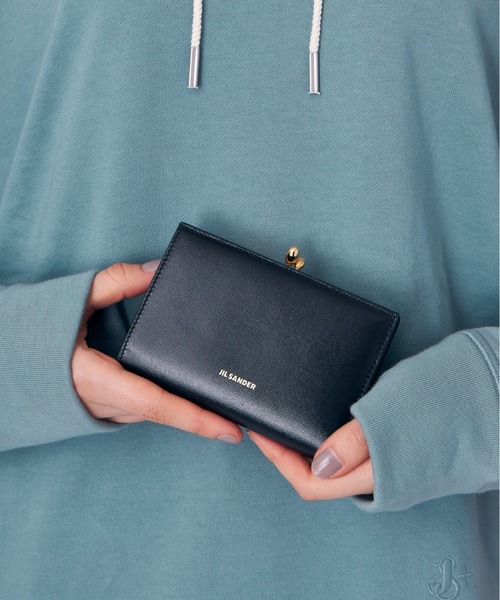 直営店☆JIL SANDER☆GOJI PURSE SM がま口 二つ折り ウォレット JIL SANDER ジルサンダー 二つ折り財布 GOJI PURSE SM