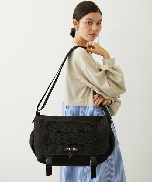 MILKFED. デイリーメッセンジャーバッグ MILKFED.（ミルクフェド） ショルダーバッグ バッグ 「お気に入り登録